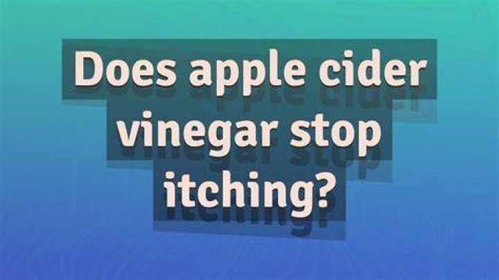 Does vinegar stop itching from bug bites?