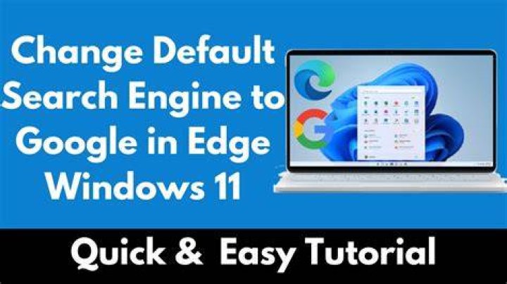 How do I change the search engine on my computer?