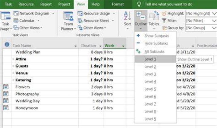 How do I create a subtask in a project?