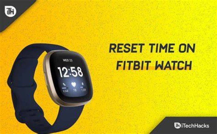 How do I reset my Fitbit to the correct time?