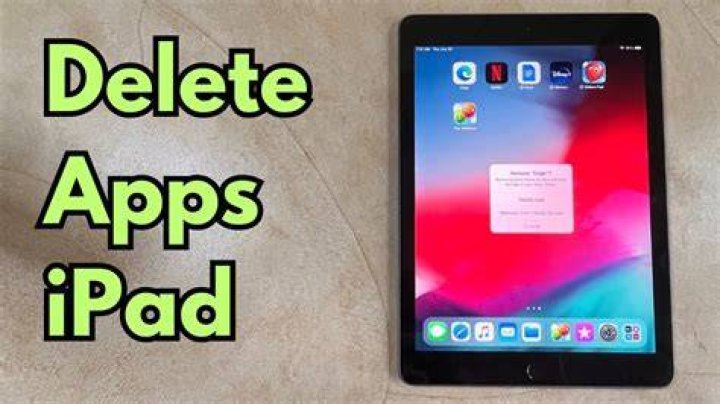 How do you delete app data on iPad?