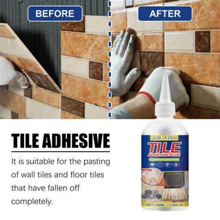 How thick are wall tiles and adhesive?