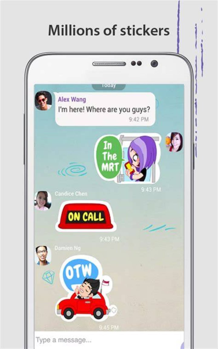 What do Viber stickers mean?