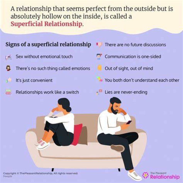 What is superficial relationship?