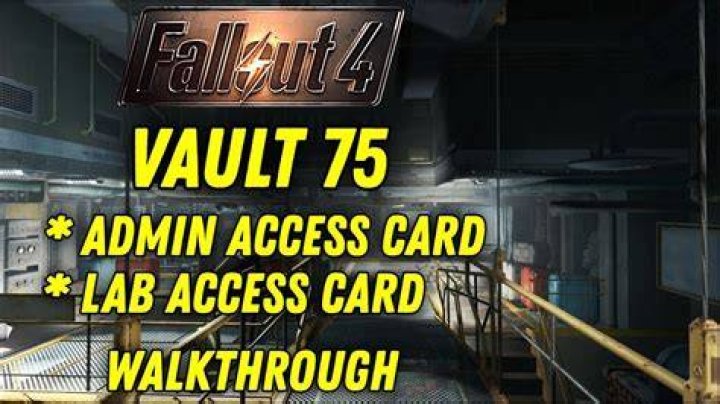 Where is the lab access card in Vault 75?