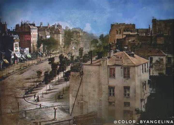 Where was the first colored picture taken?